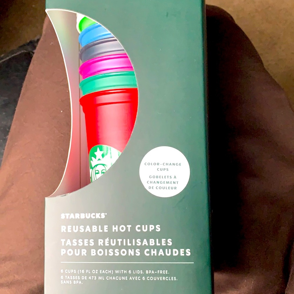 Starbucks Reusable ombré Hot Cups 2021 holiday